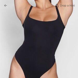 SKIMS Red Square Neck Bodysuit